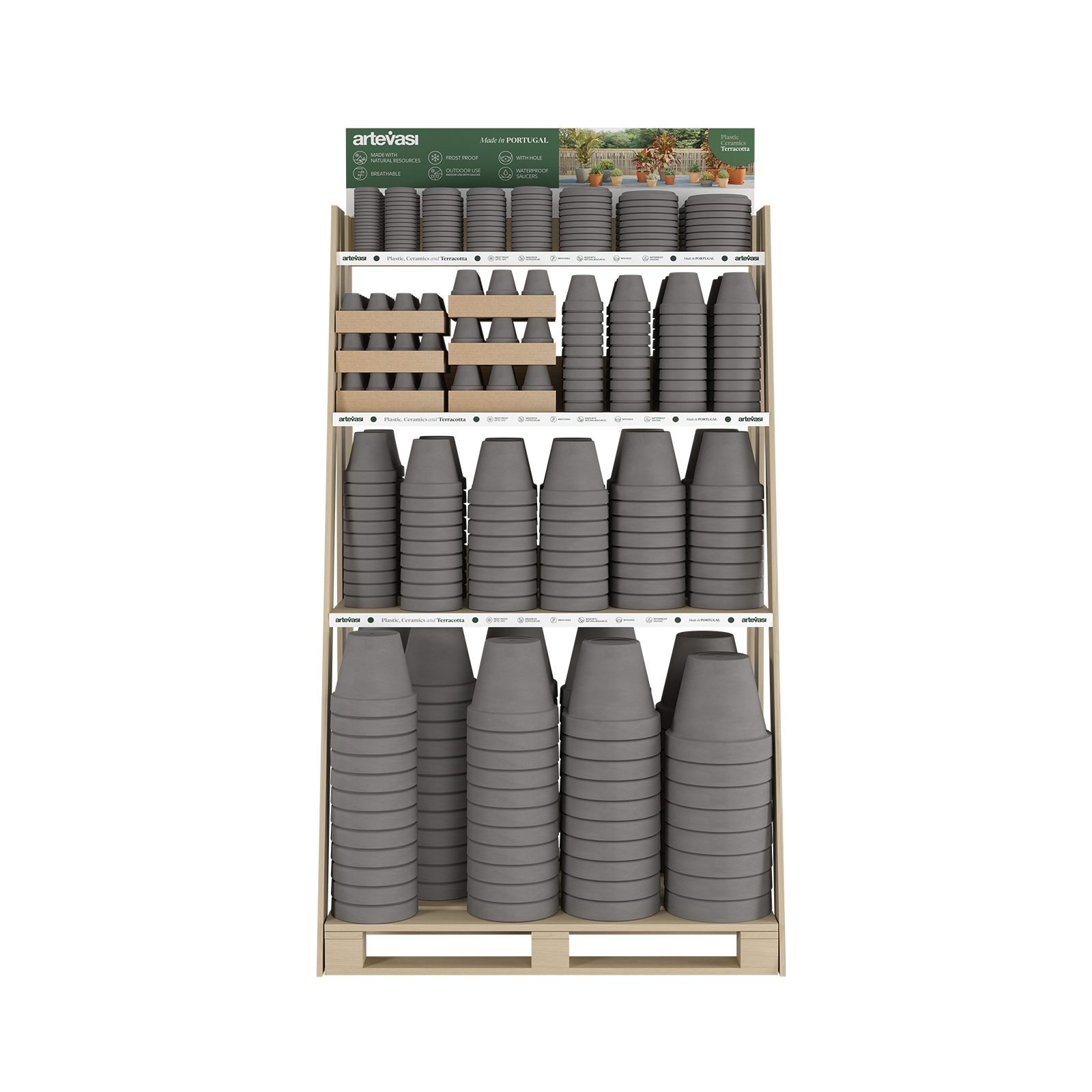Amália Wooden Display
